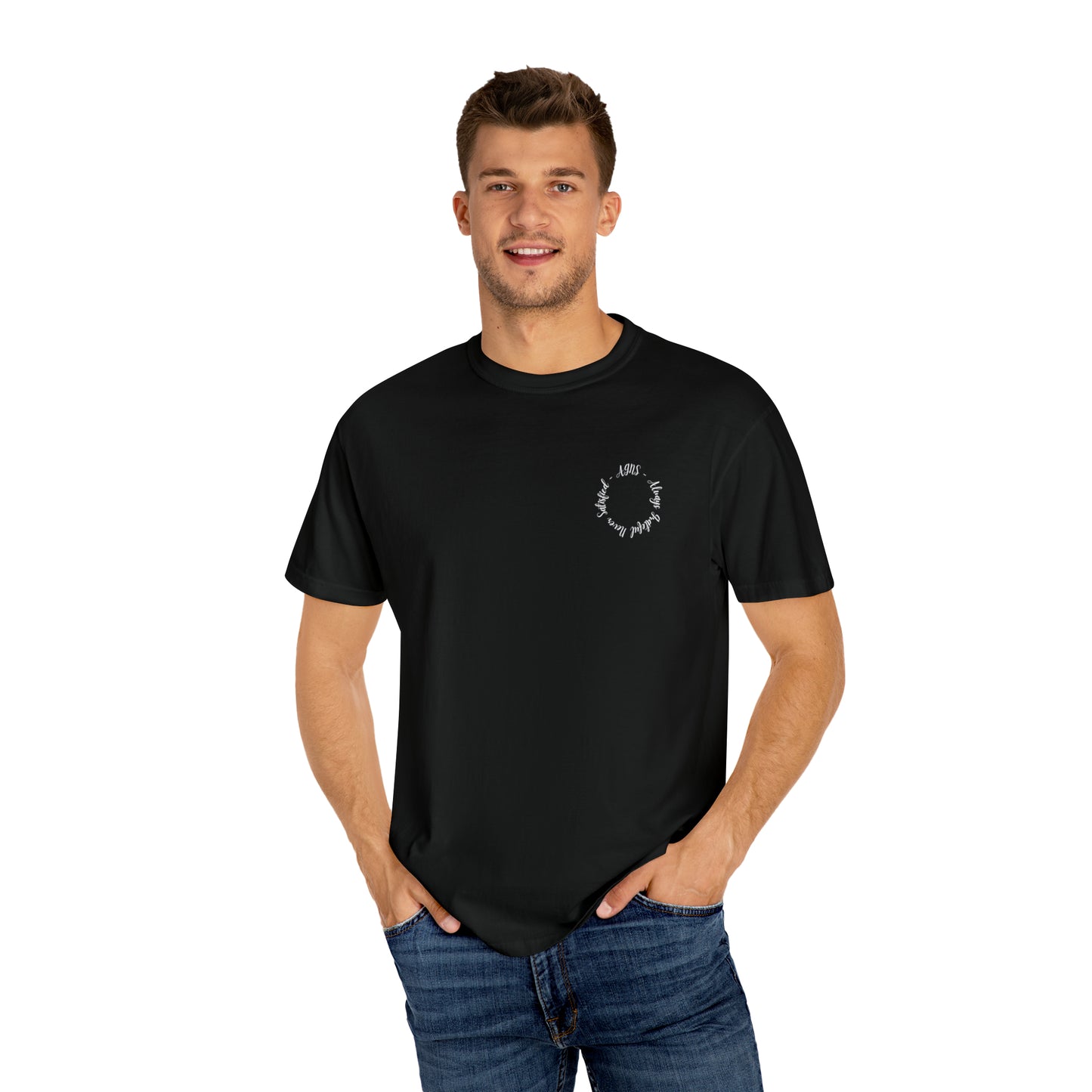 Circle Logo - Unisex Garment-Dyed T-shirt