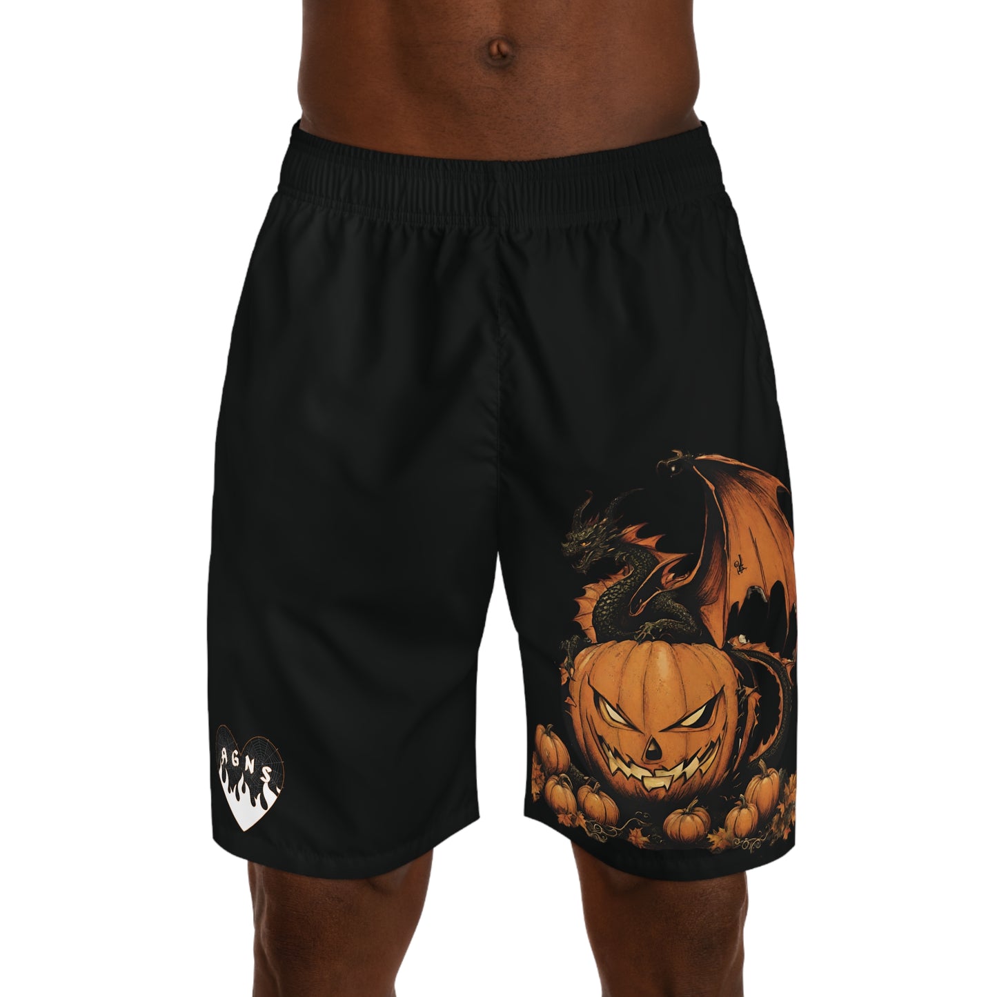 Dragon shorts (Black) - Men's Jogger Shorts