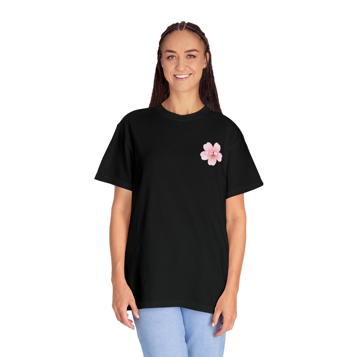 Flower Logo - Unisex Garment-Dyed T-shirt