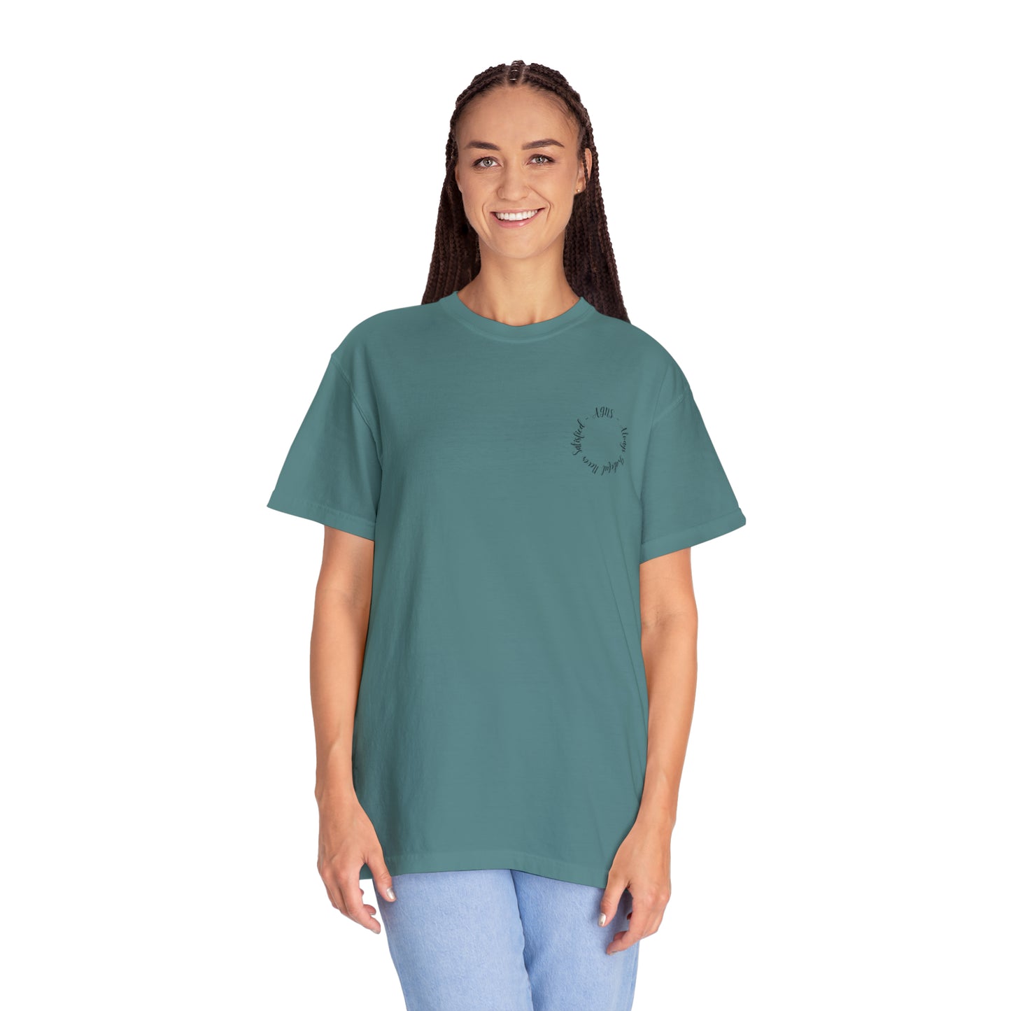 Circle Logo - Unisex Garment-Dyed T-shirt