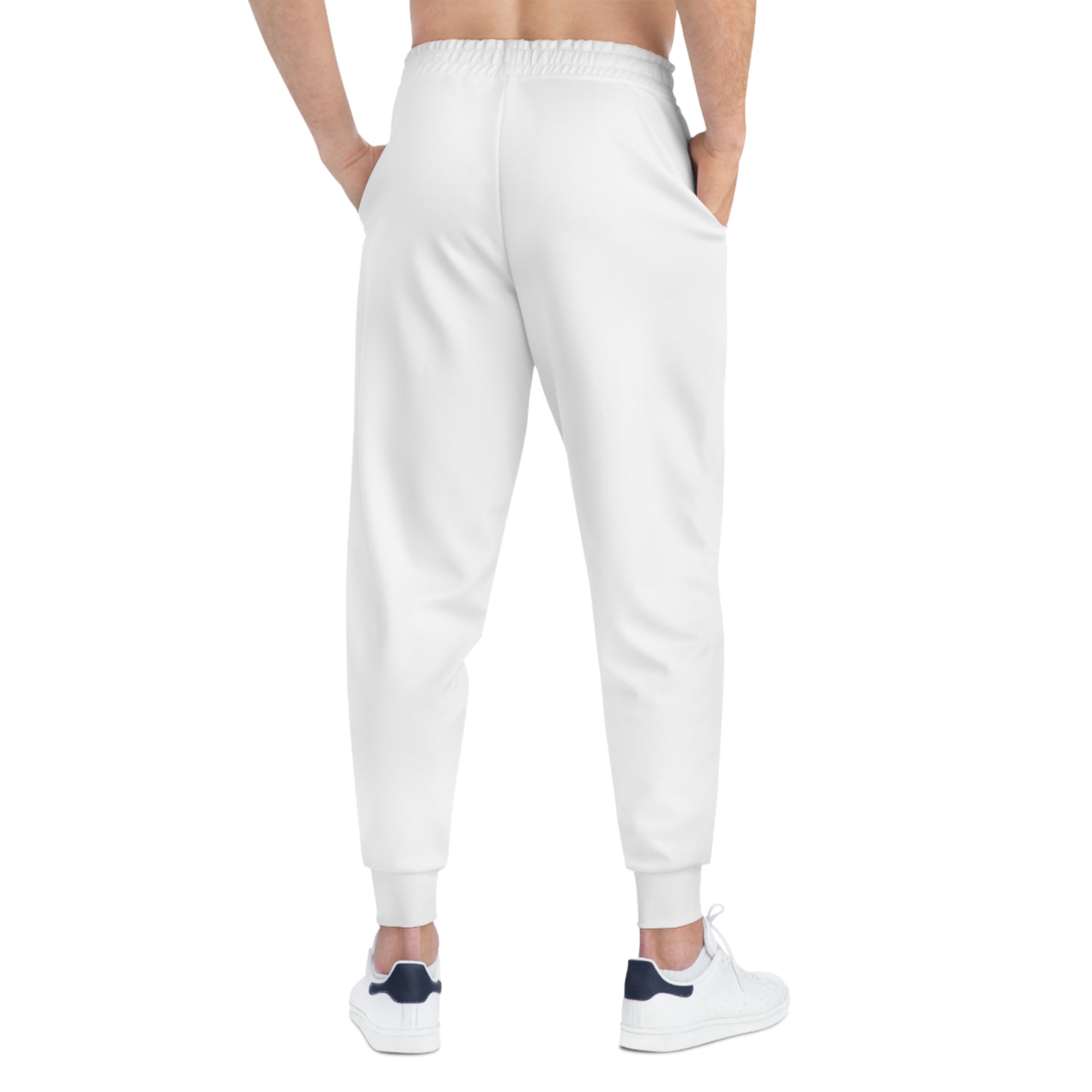 Set Your Heart Ablaze (White) - Athletic Joggers