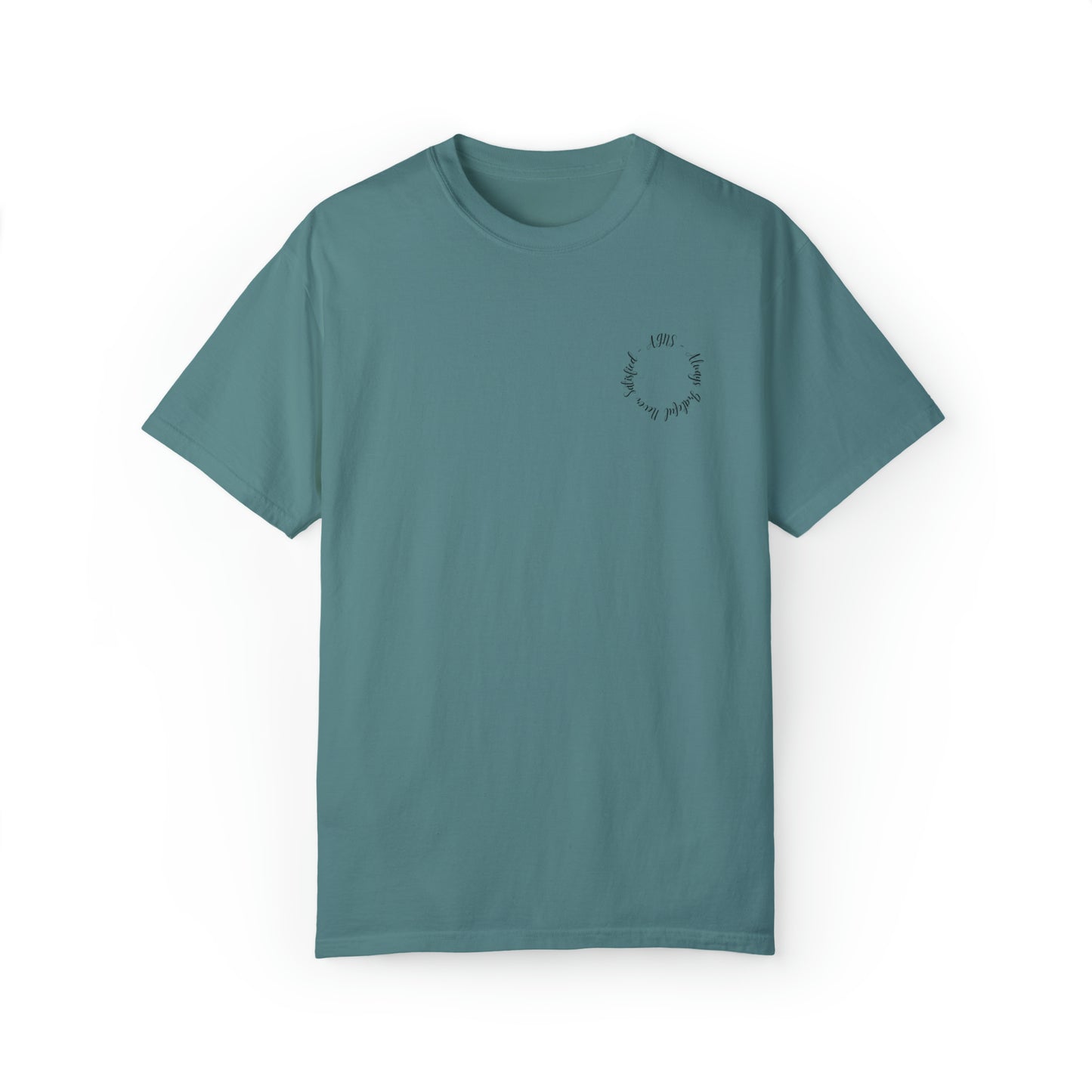 Circle Logo - Unisex Garment-Dyed T-shirt