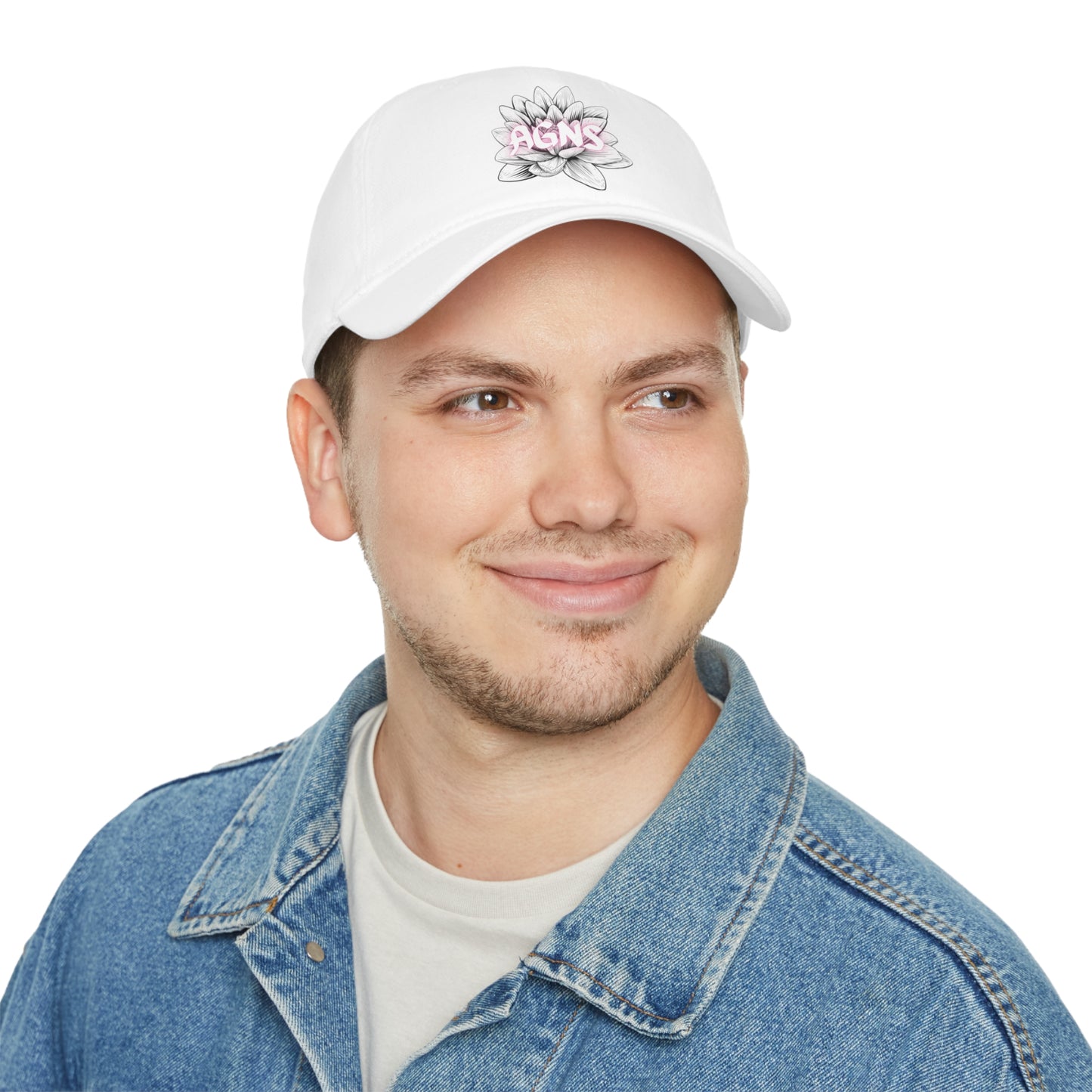 Lotus Flower Logo Pink - Low Profile Baseball Cap