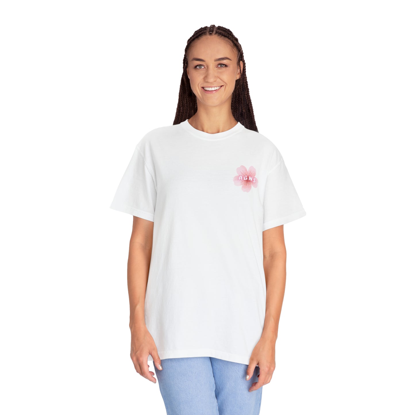 Flower Logo - Unisex Garment-Dyed T-shirt