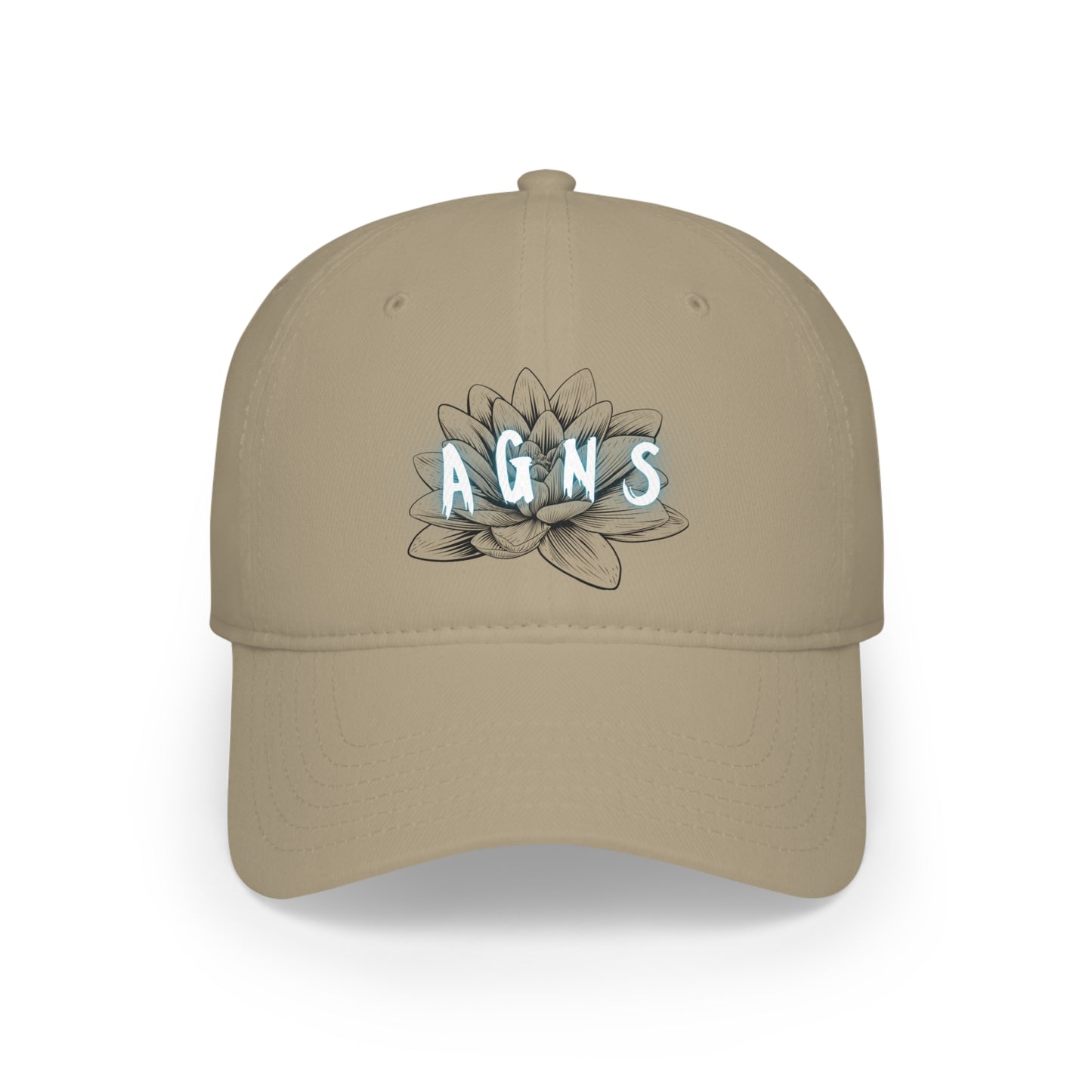 Lotus Flower Logo Blue - Low Profile Baseball Cap