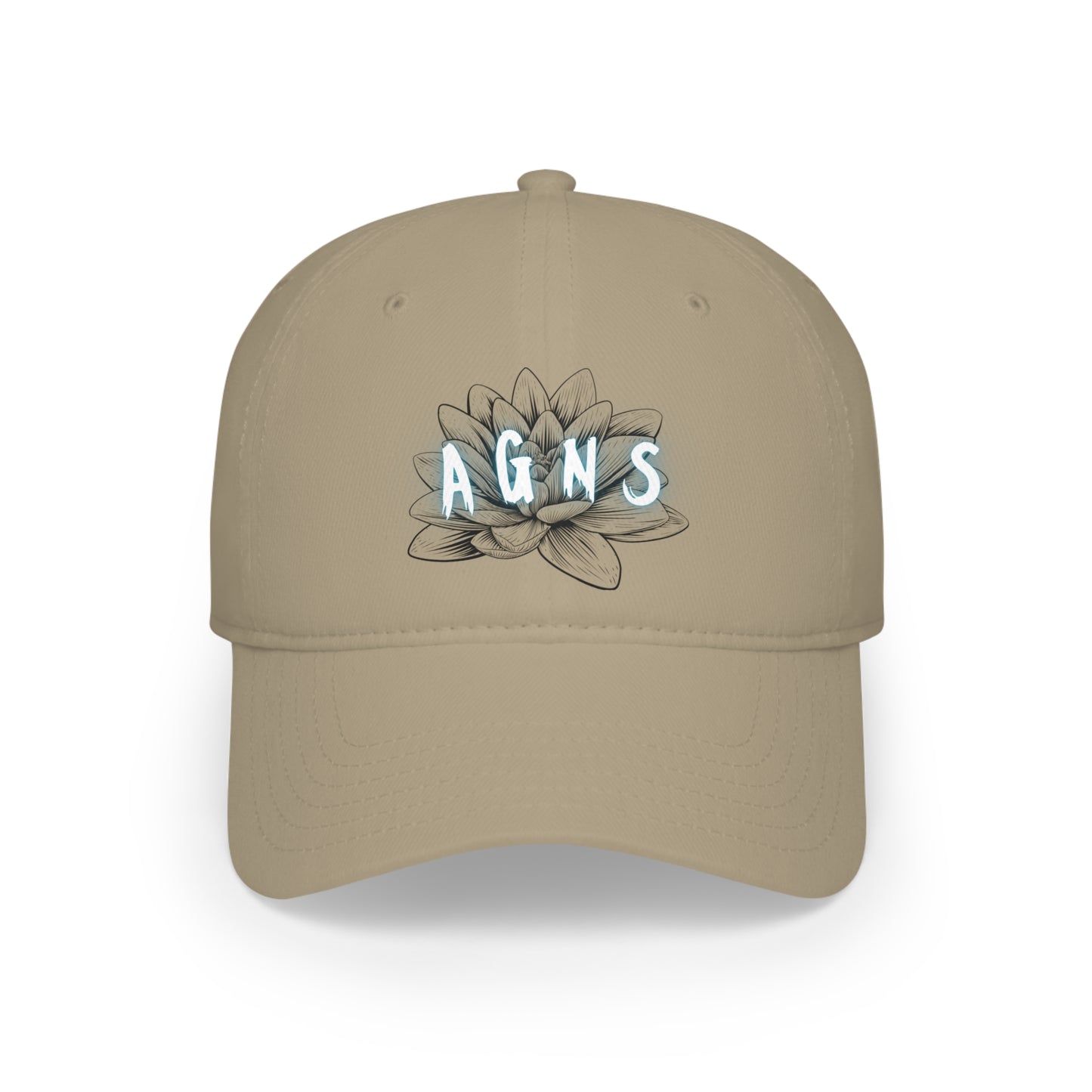 Lotus Flower Logo Blue - Low Profile Baseball Cap