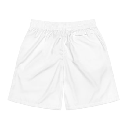 Halloween Logo (White) - Men's Jogger Shorts