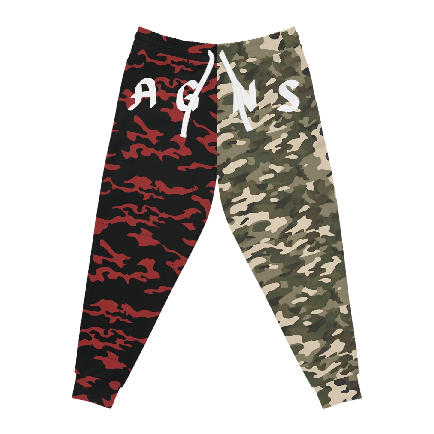 mixed camo pants - Athletic Joggers (AOP)