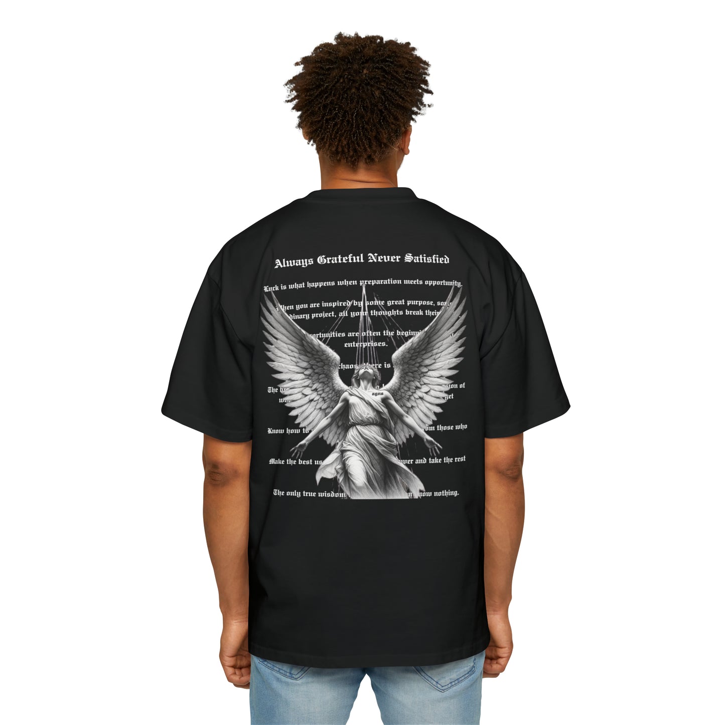 Divine Intervention - Men's Heavy Oversized Tee