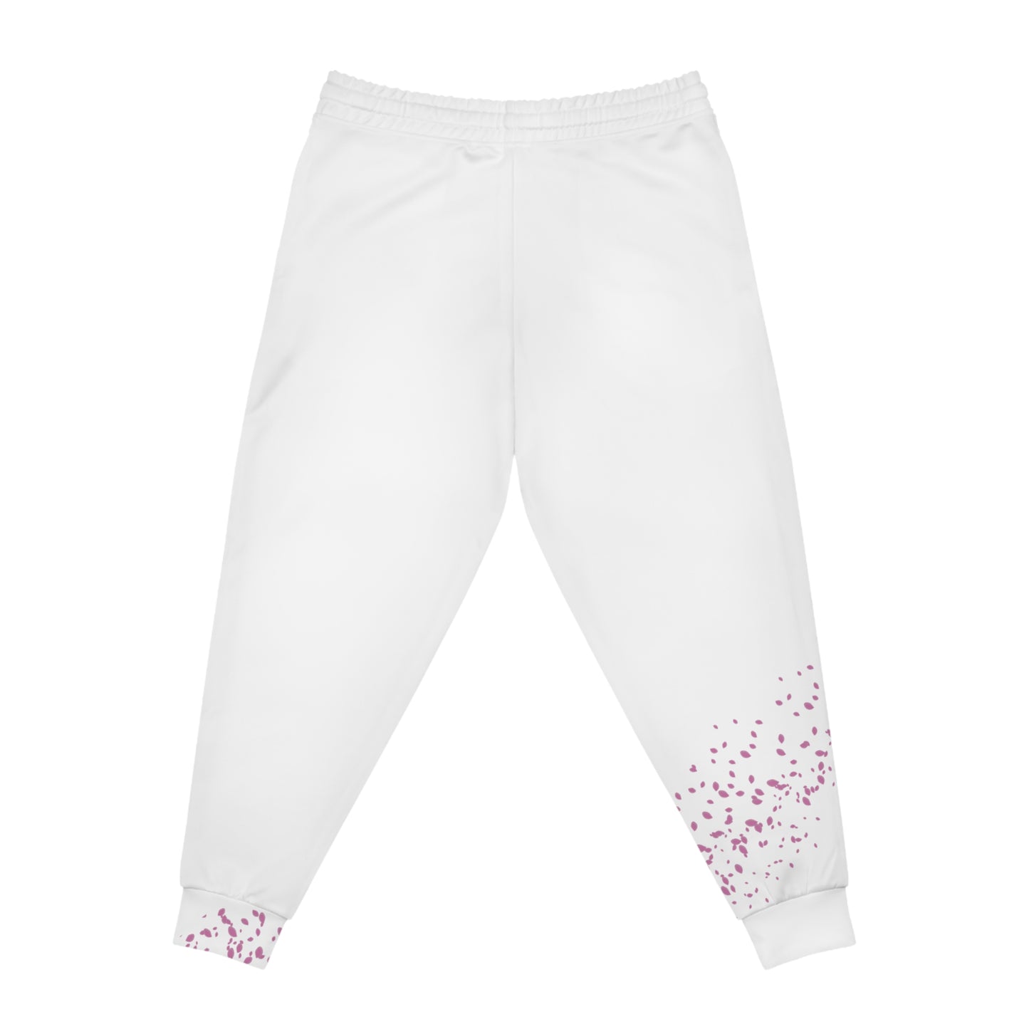 Sakura Pedals Logo (White) - Athletic Joggers