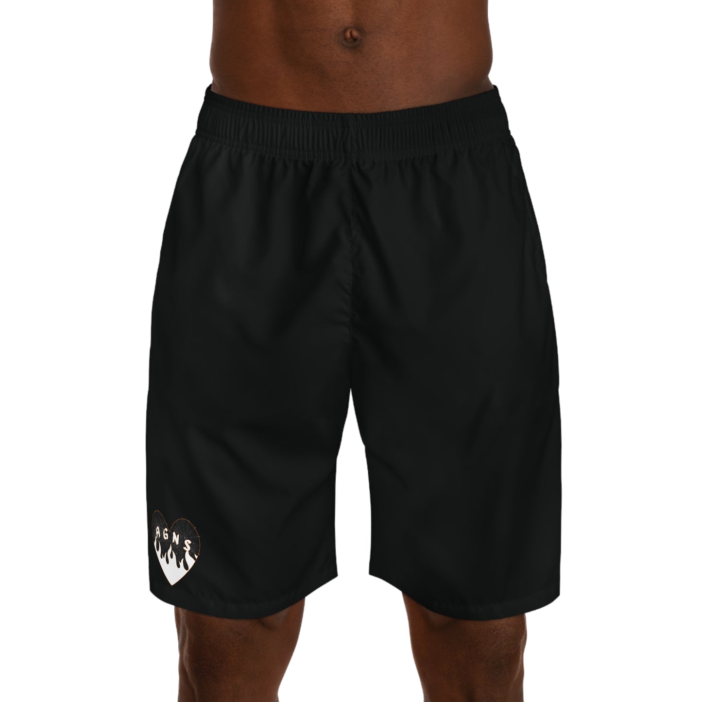 Halloween Logo (Black) - Men's Jogger Shorts