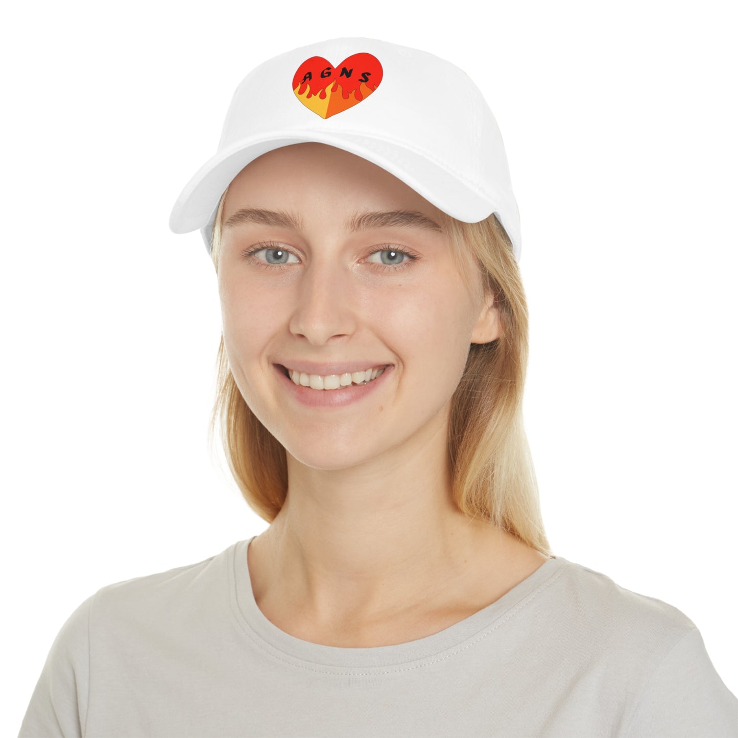 AGNS Heart Logo - Low Profile Baseball Cap