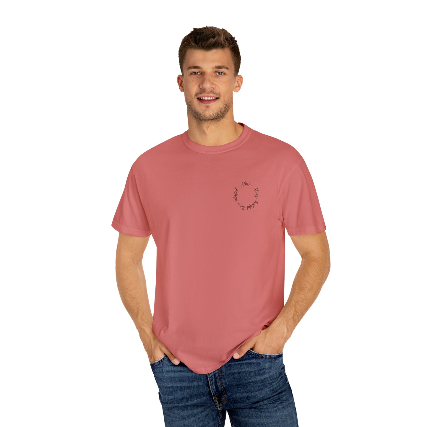 Circle Logo - Unisex Garment-Dyed T-shirt