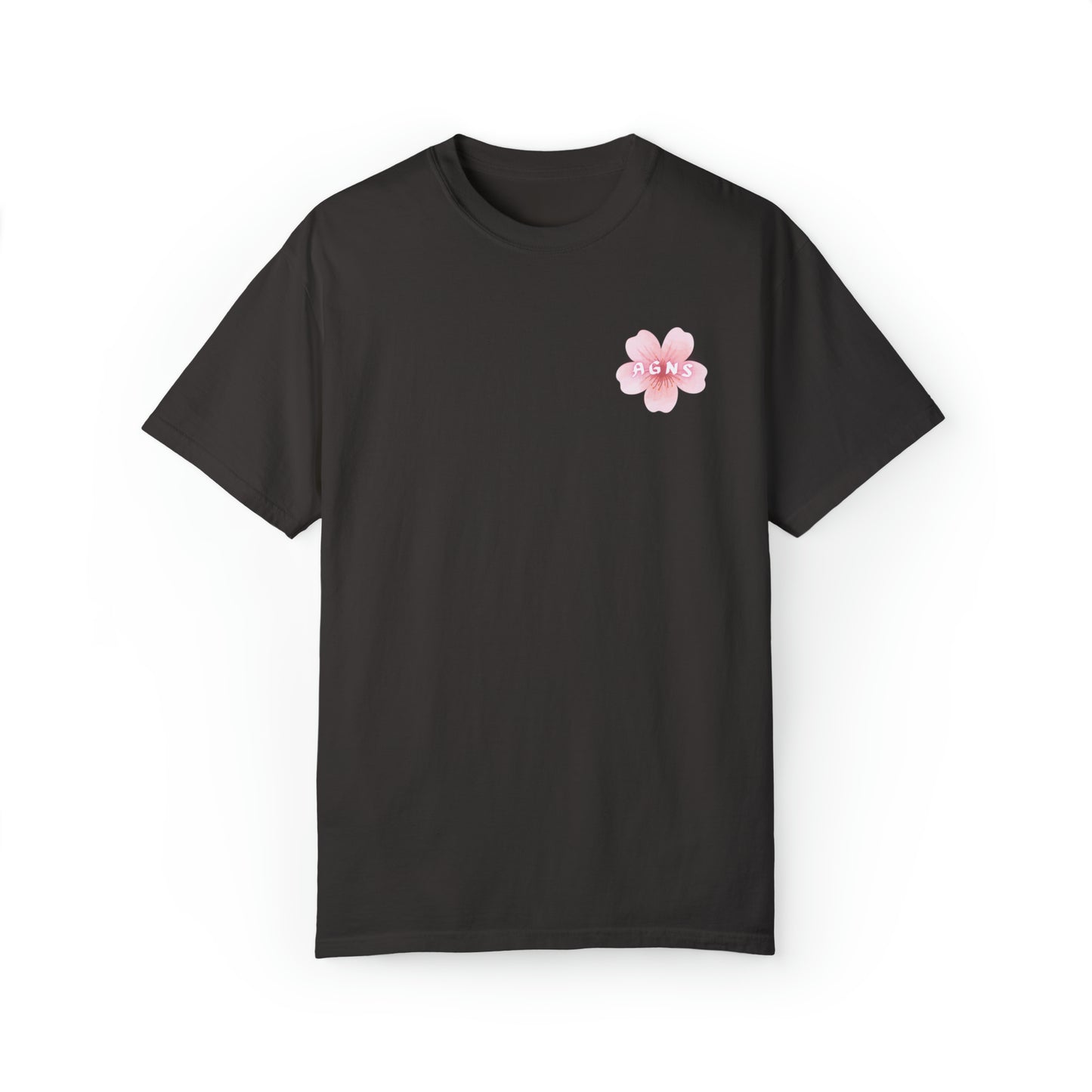 Flower Logo - Unisex Garment-Dyed T-shirt