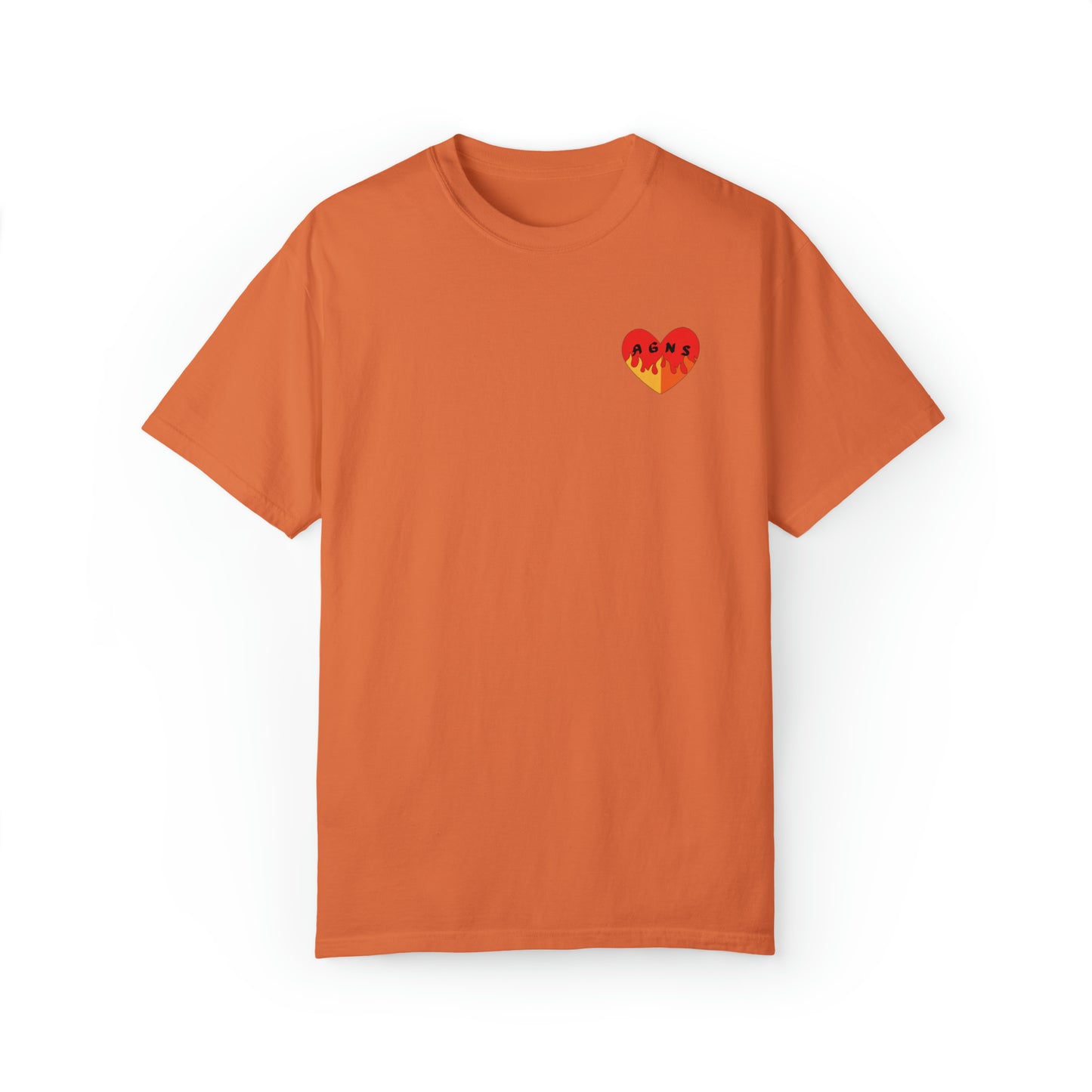 Fire Logo - Unisex Garment-Dyed T-shirt