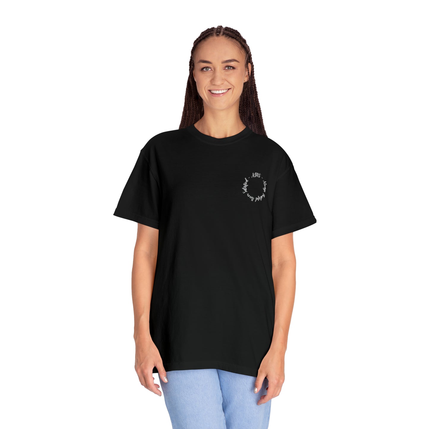 Circle Logo - Unisex Garment-Dyed T-shirt