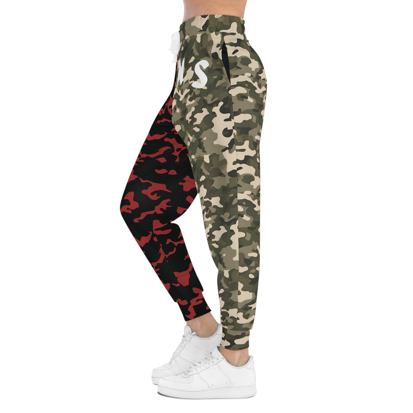 mixed camo pants - Athletic Joggers (AOP)