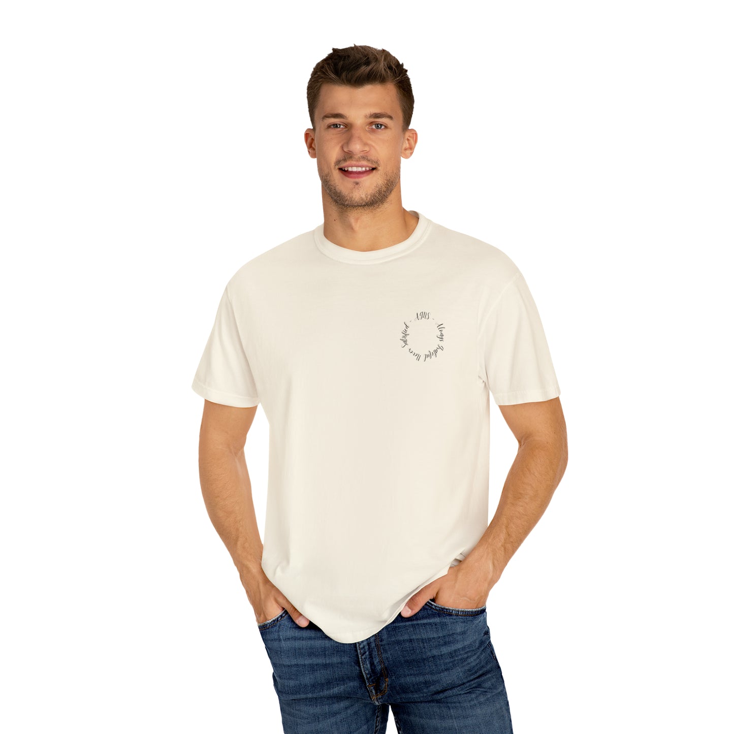 Circle Logo - Unisex Garment-Dyed T-shirt