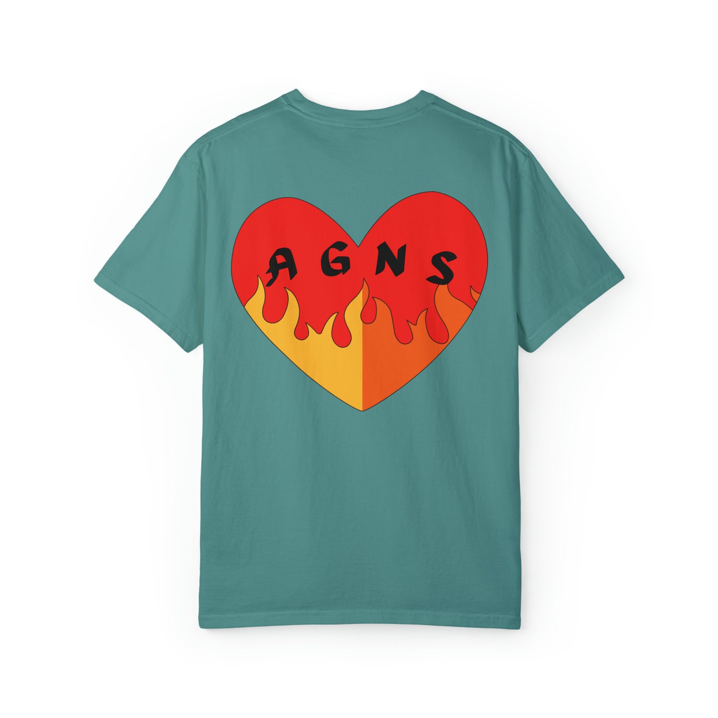 Fire Logo - Unisex Garment-Dyed T-shirt