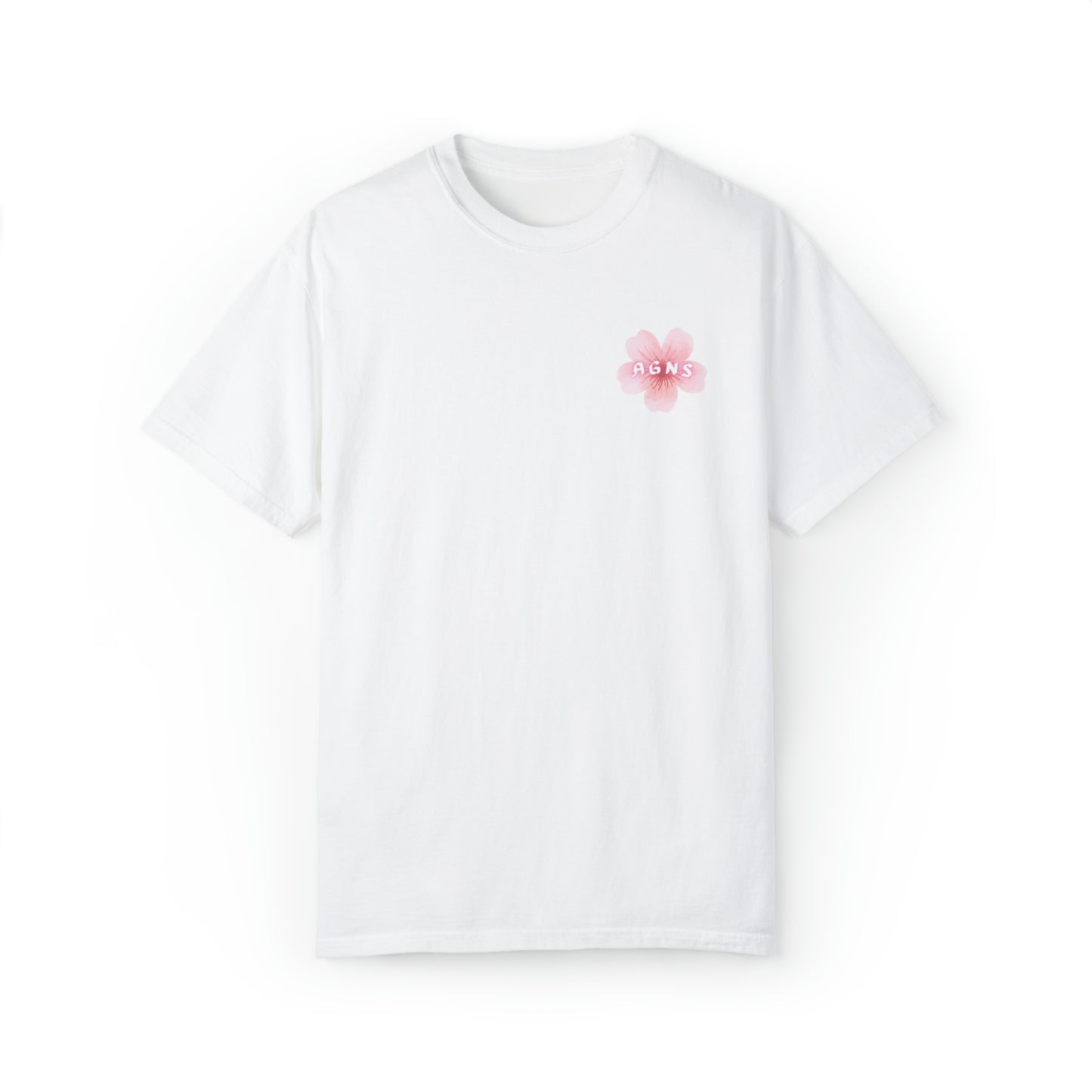 Flower Logo - Unisex Garment-Dyed T-shirt