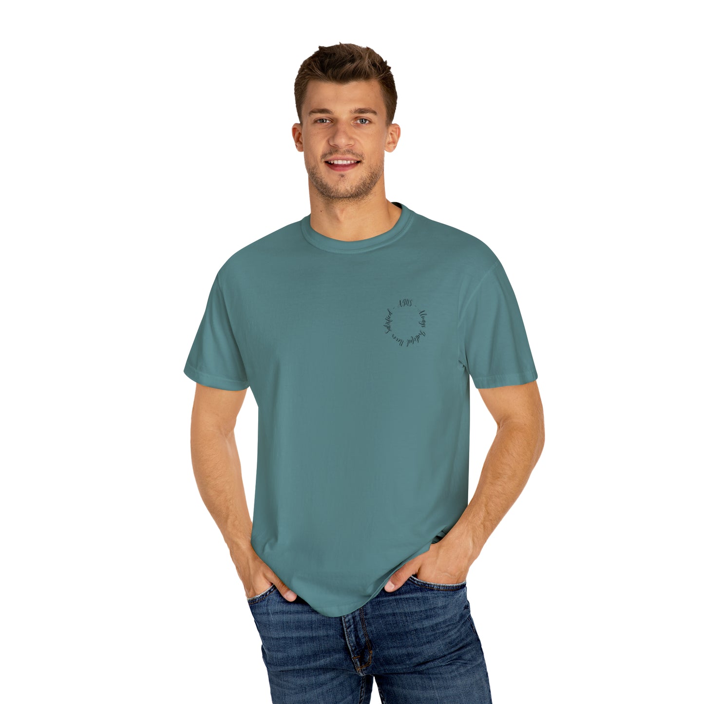 Circle Logo - Unisex Garment-Dyed T-shirt