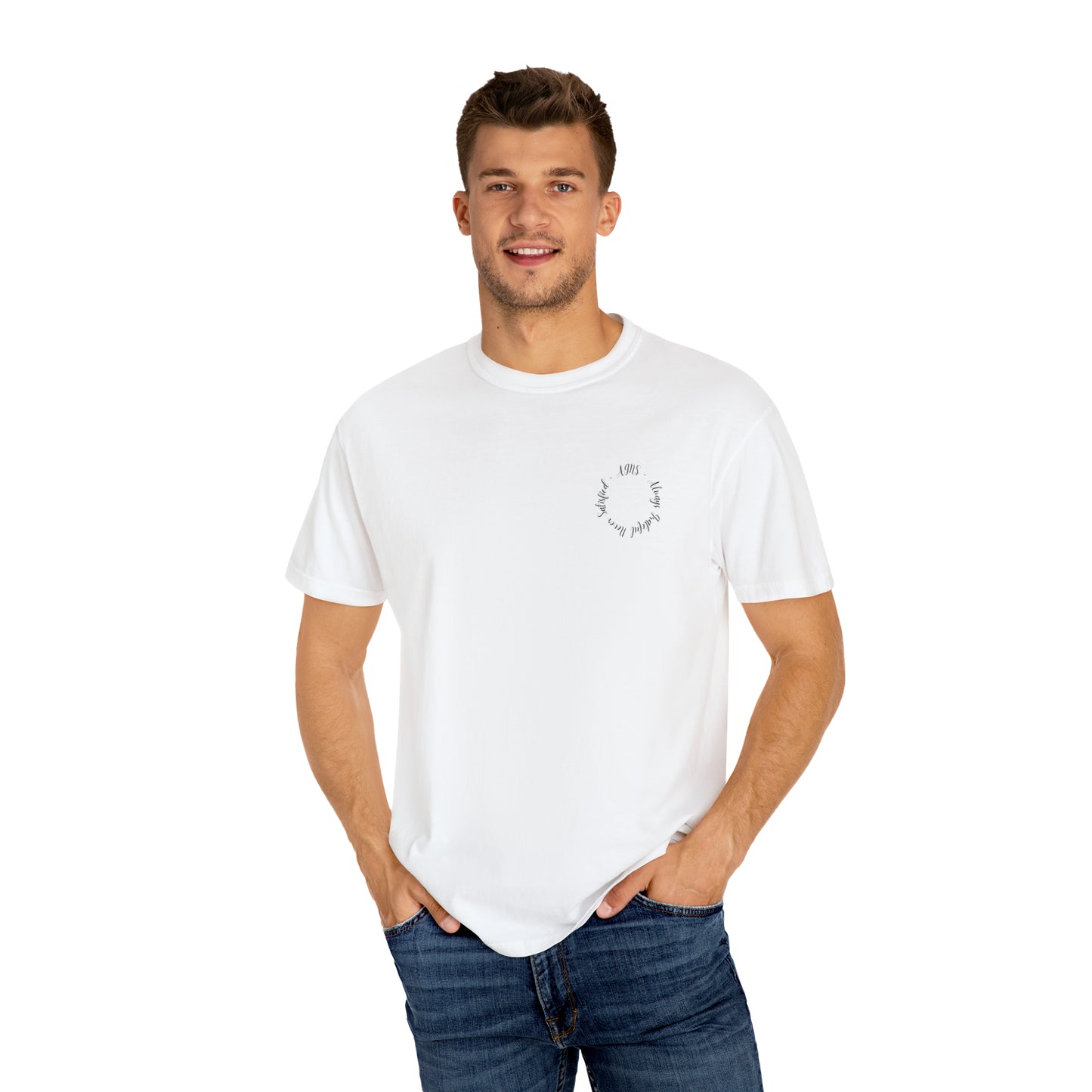 Circle Logo - Unisex Garment-Dyed T-shirt