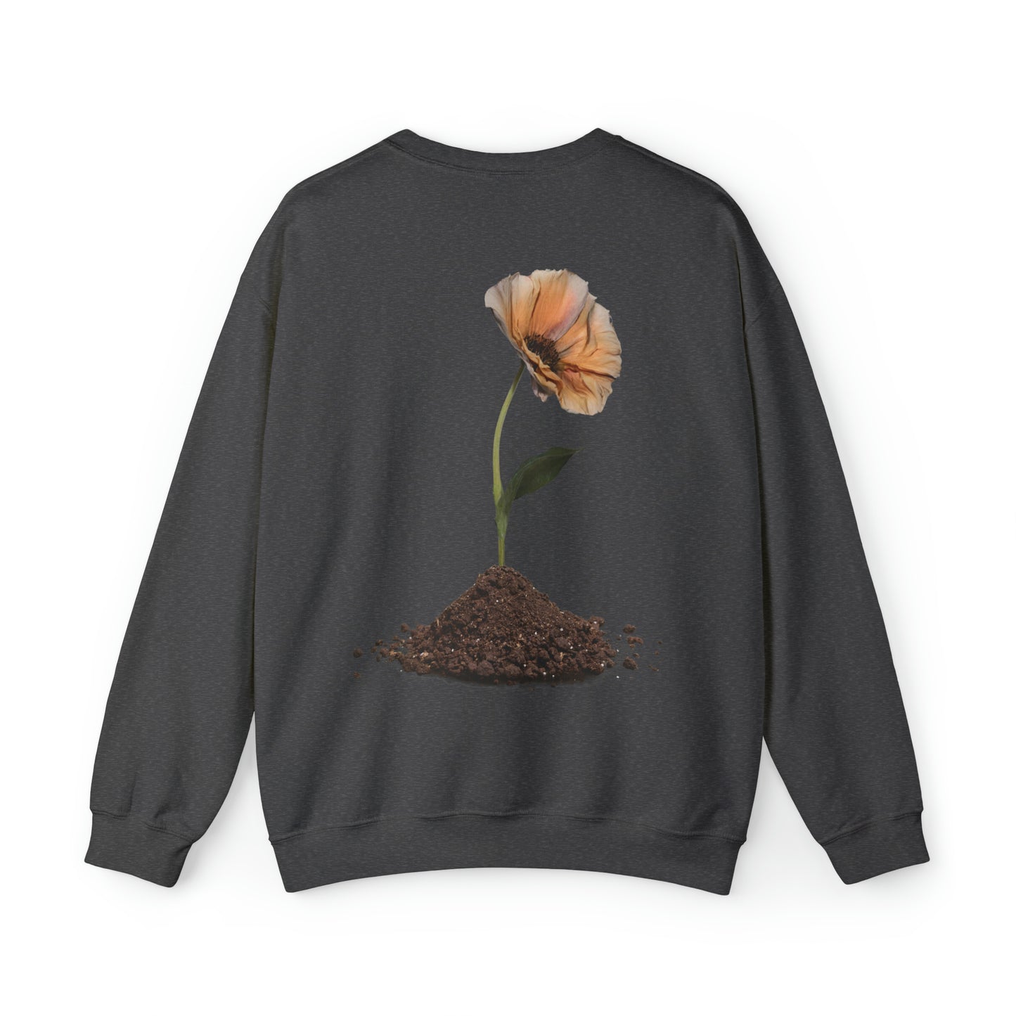 Poppy Flower - Unisex Heavy Blend™ Crewneck Sweatshirt