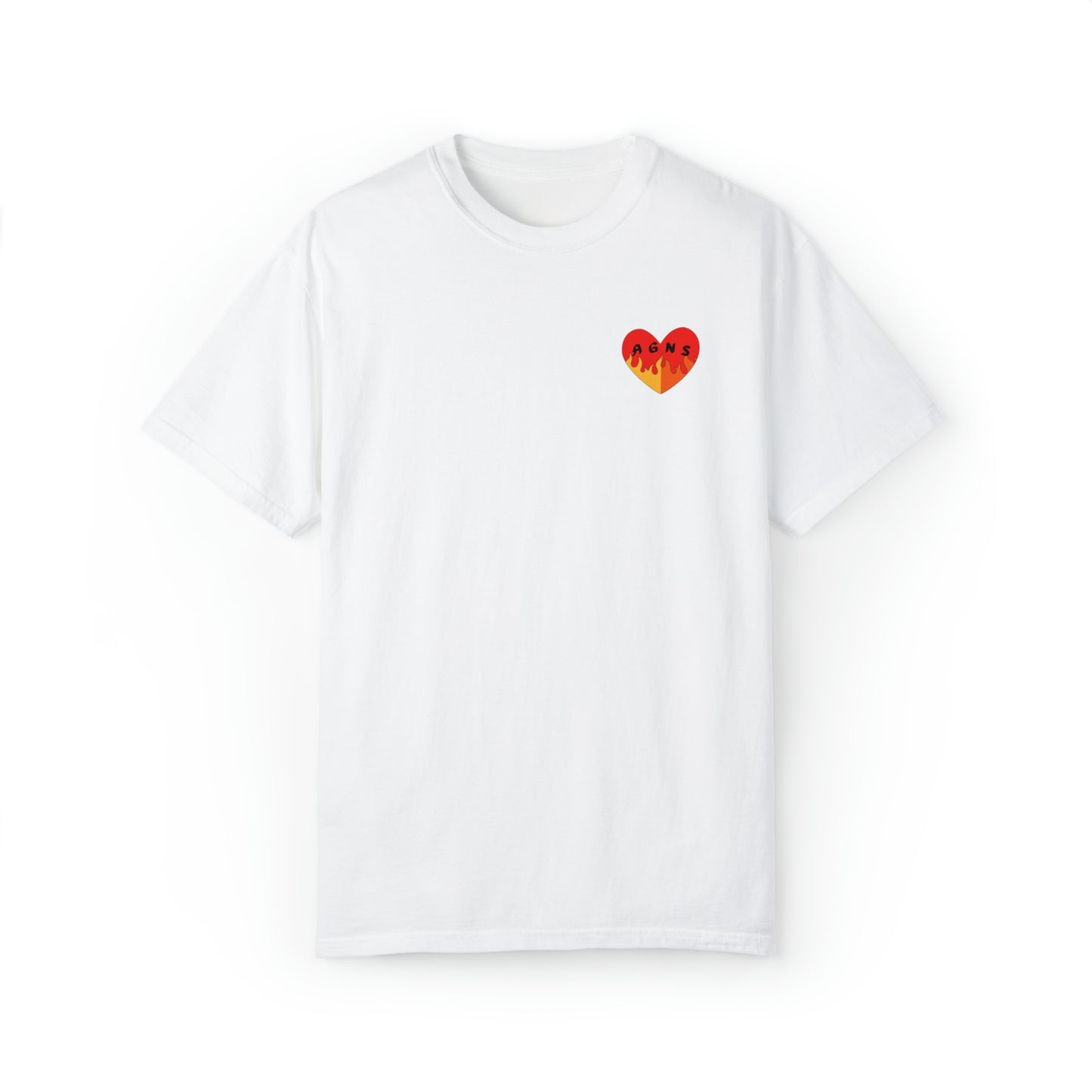 Fire Logo - Unisex Garment-Dyed T-shirt