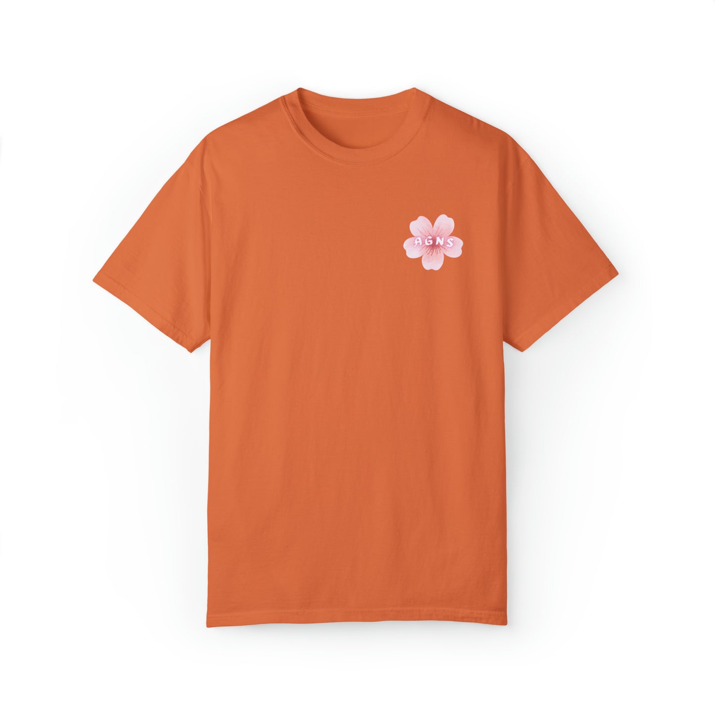 Flower Logo - Unisex Garment-Dyed T-shirt