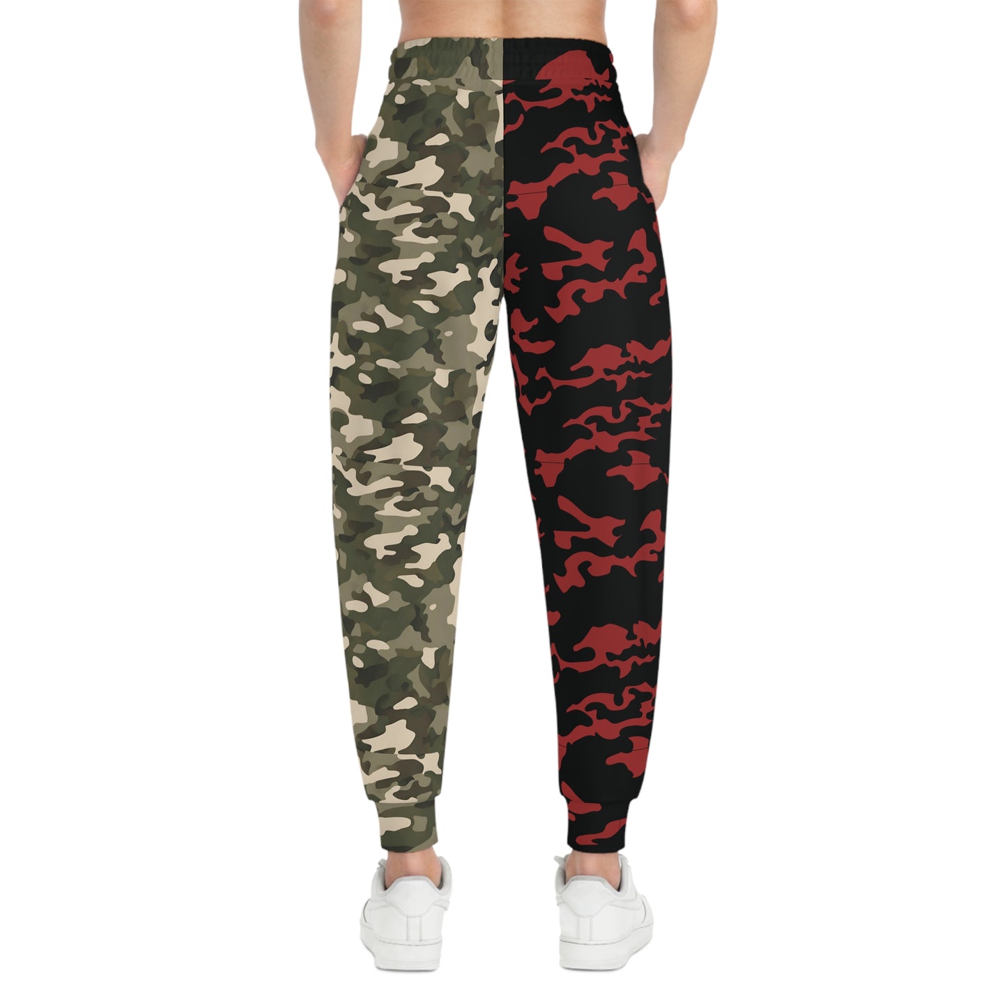 mixed camo pants - Athletic Joggers (AOP)