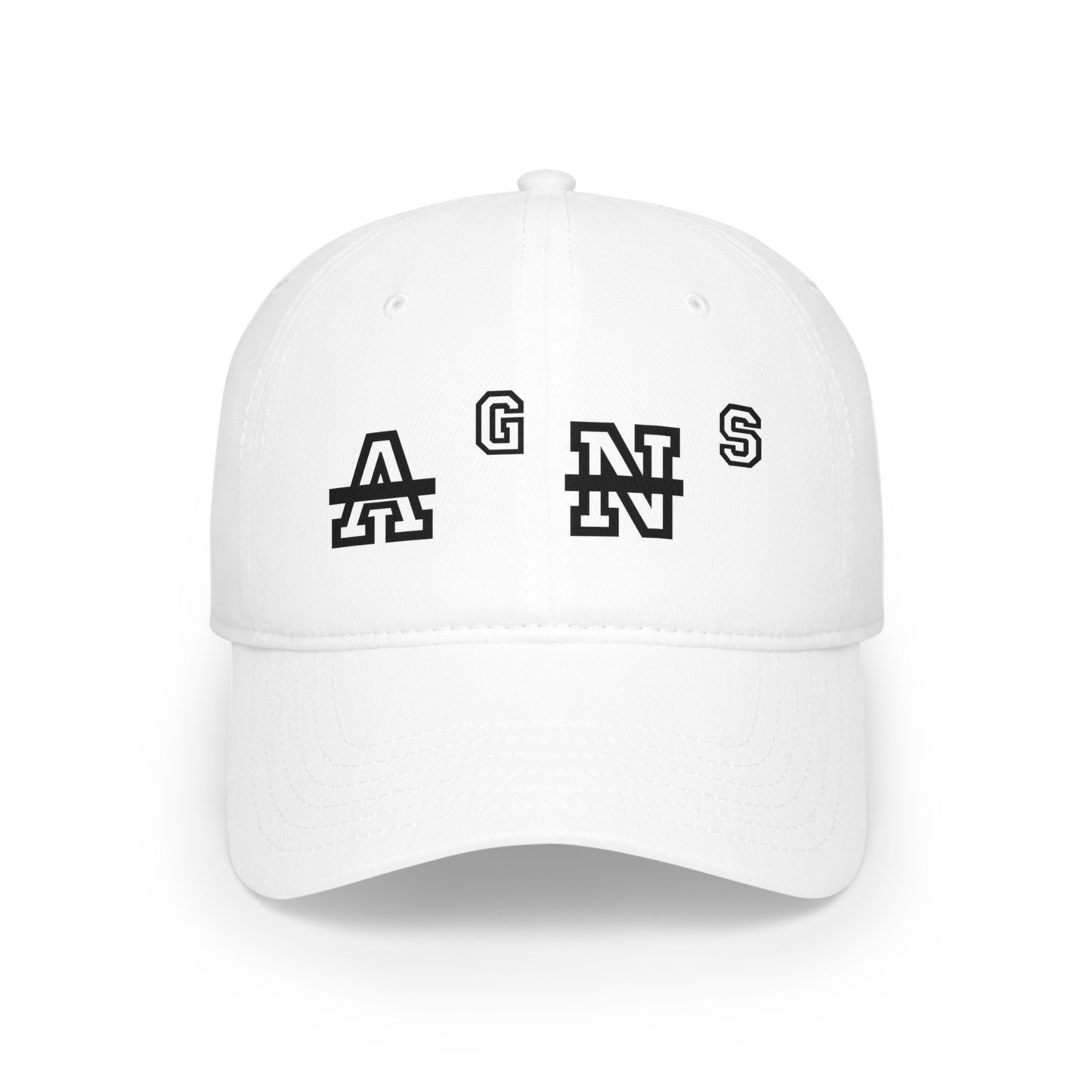 AGNS Hollow Logo - Low Profile Baseball Cap