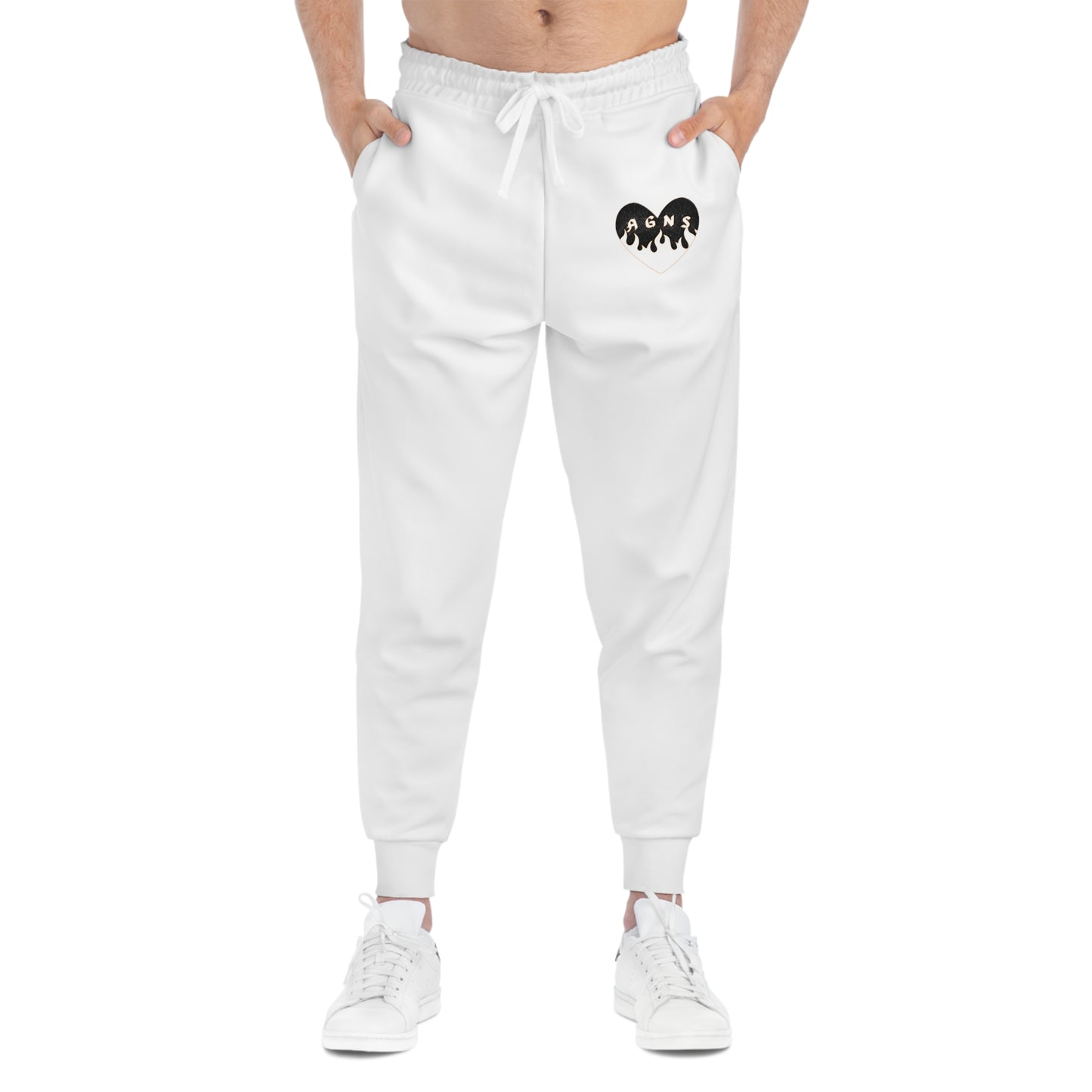 Halloween Logo (White) - Athletic Joggers