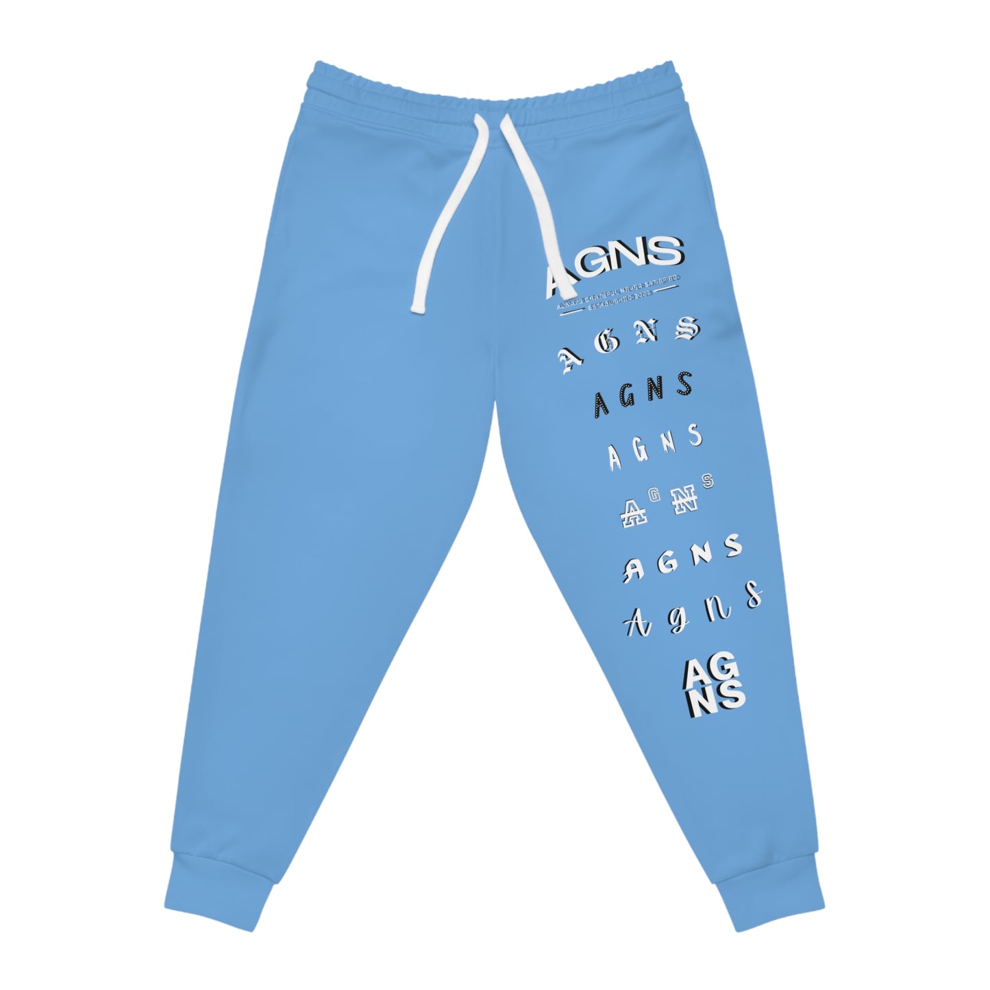 Unreleased Logos (Light Blue) - Athletic Joggers