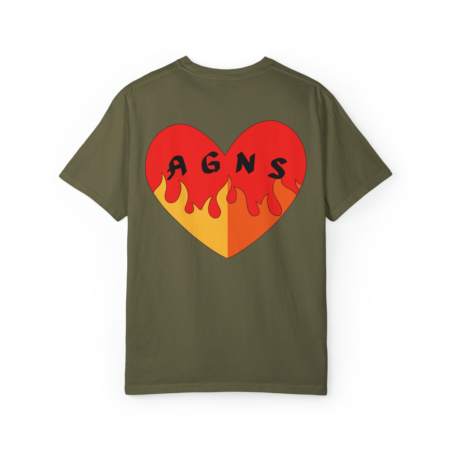 Fire Logo - Unisex Garment-Dyed T-shirt