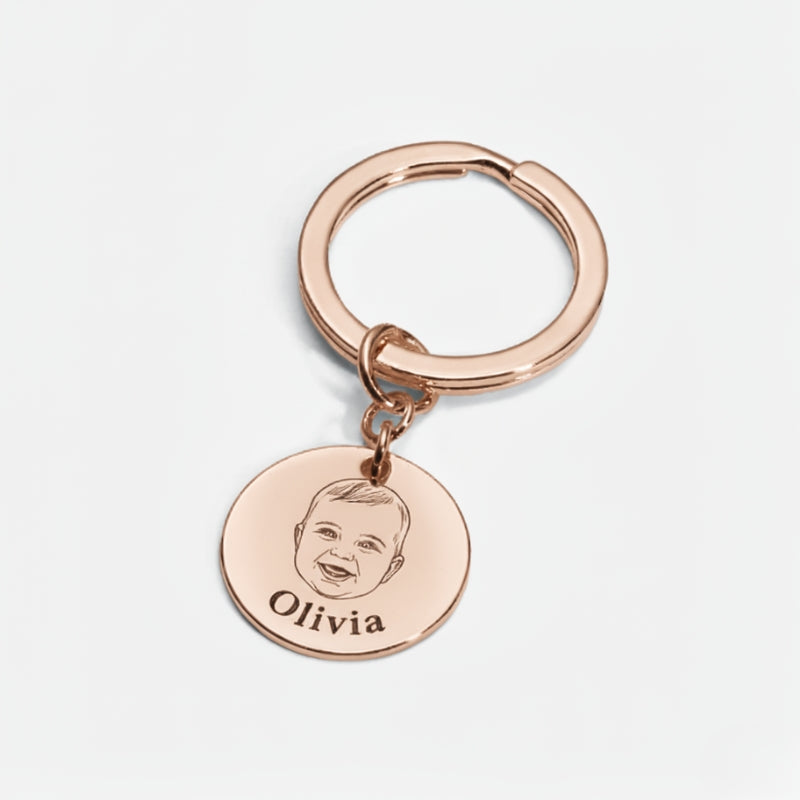 Loved One Portrait Keychain
