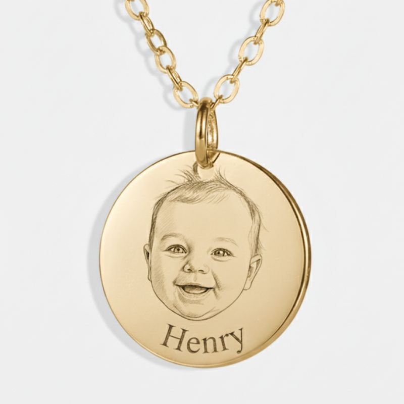 Loved One Portrait Necklace