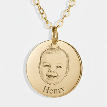 Loved One Portrait Necklace