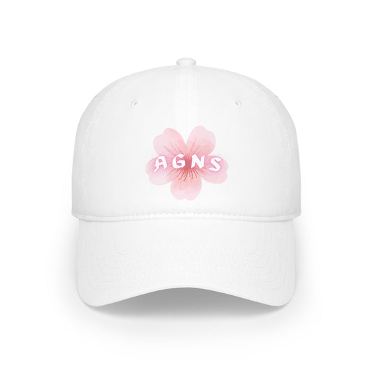 Sakura Flower Logo - Low Profile Baseball Cap