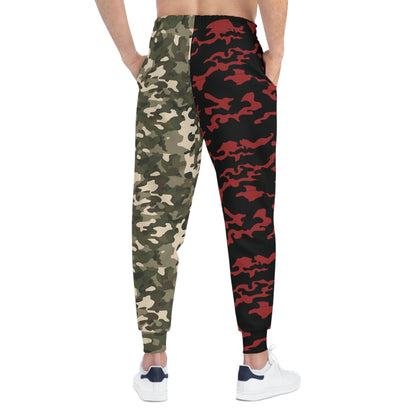 mixed camo pants - Athletic Joggers (AOP)