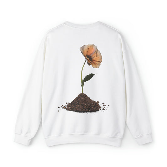 Poppy Flower - Unisex Heavy Blend™ Crewneck Sweatshirt