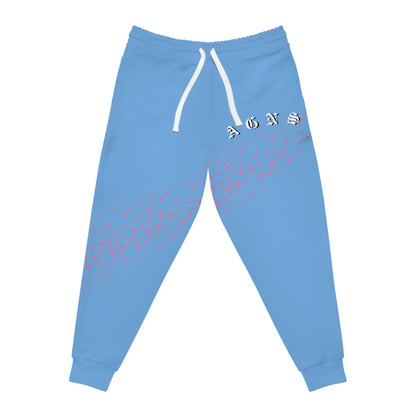 Sakura Pedals Logo (Light Blue) - Athletic Joggers