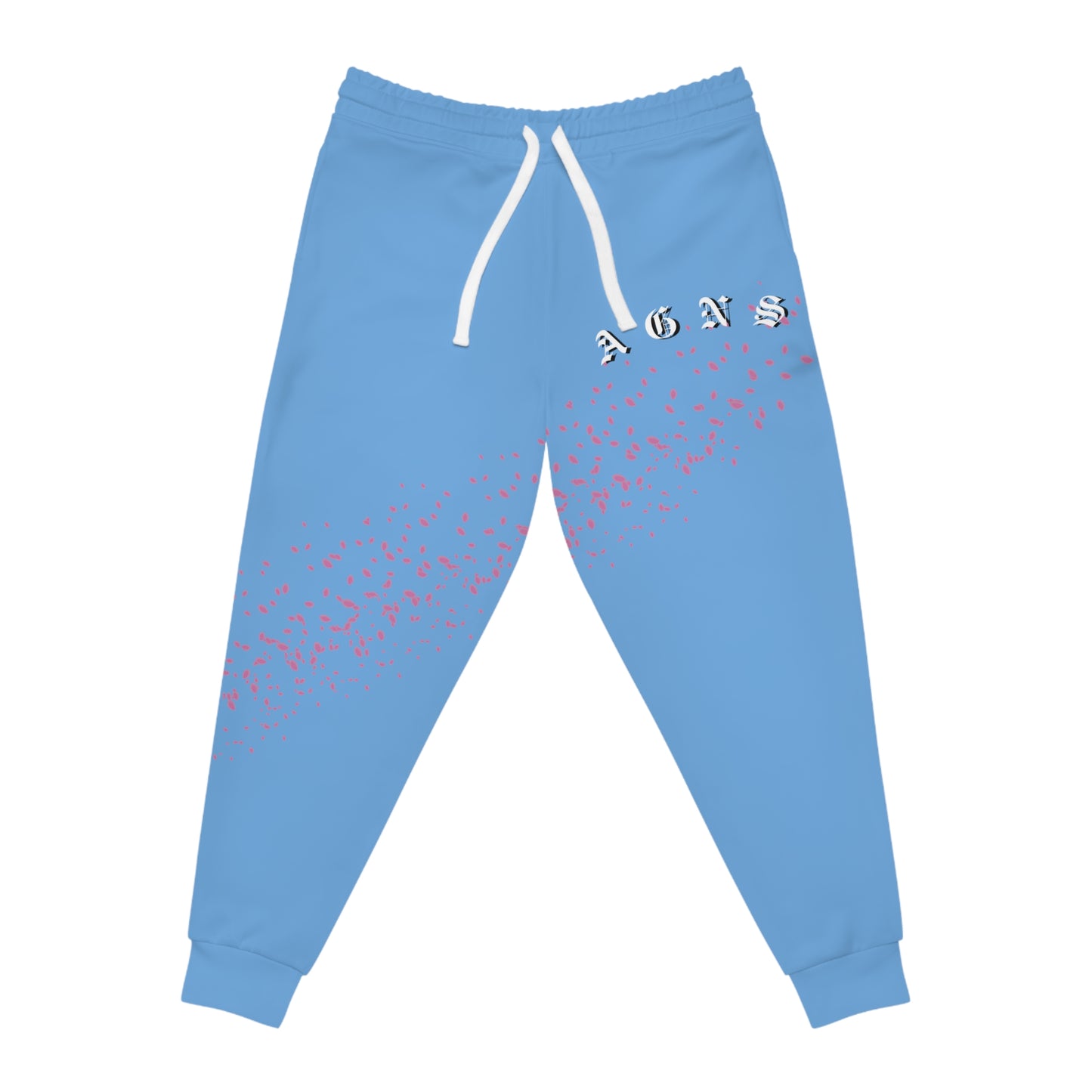 Sakura Pedals Logo (Light Blue) - Athletic Joggers