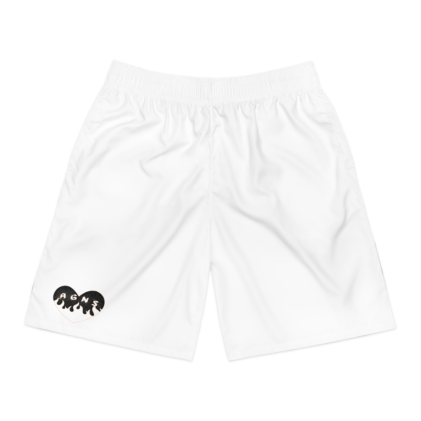 Halloween Logo (White) - Men's Jogger Shorts