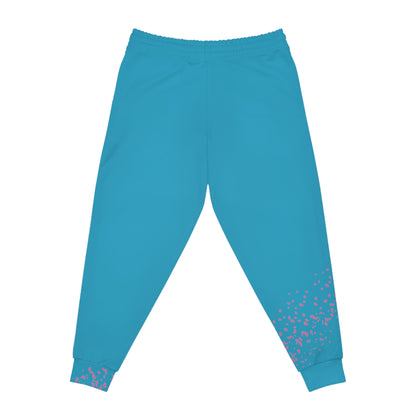 Sakura Pedals Logo (Turquoise) - Athletic Joggers