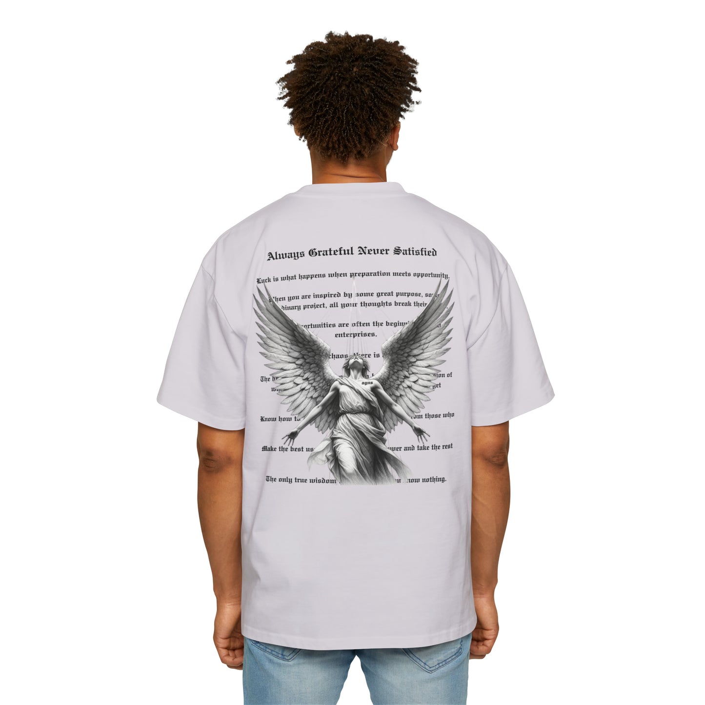 Divine Intervention - Men's Heavy Oversized Tee