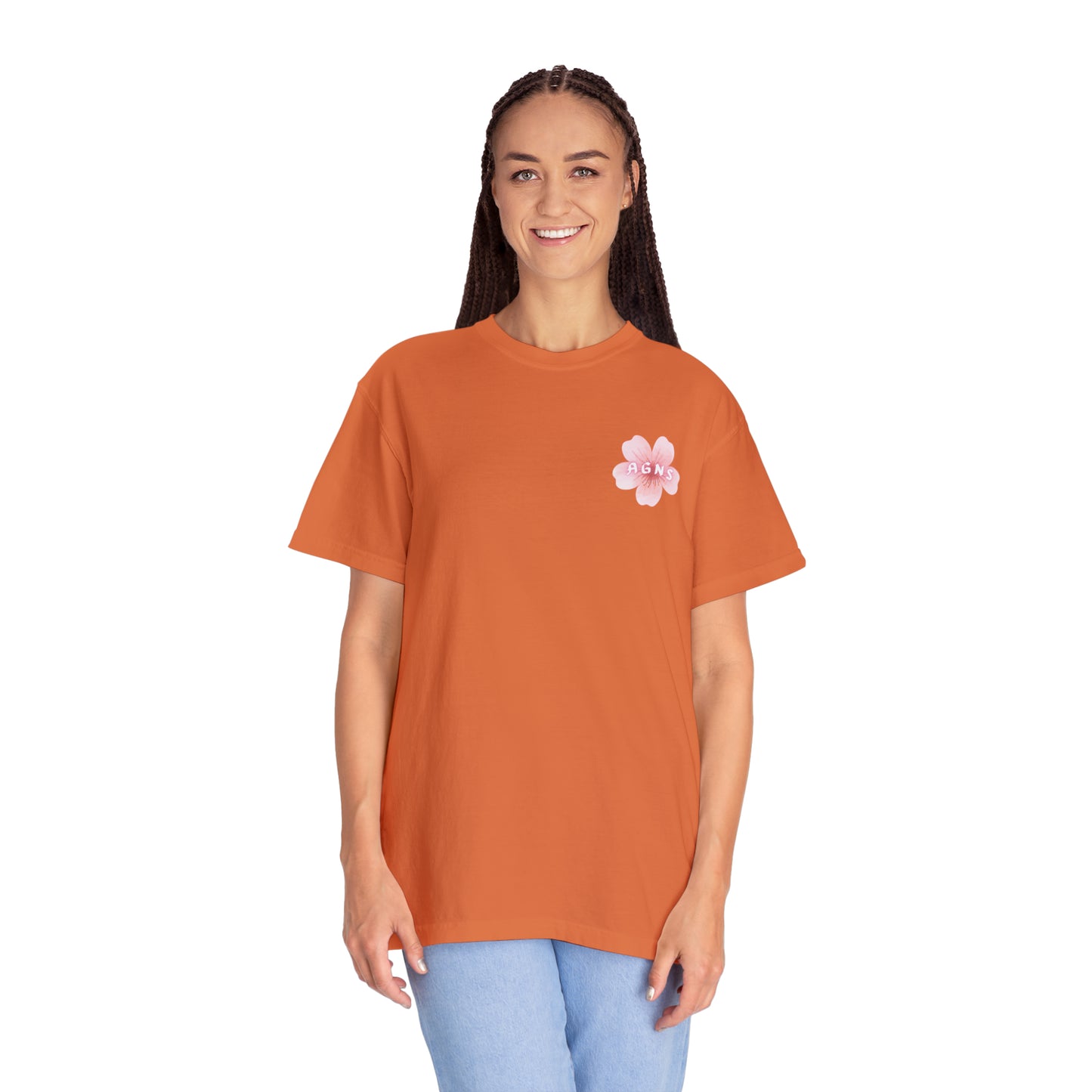 Flower Logo - Unisex Garment-Dyed T-shirt