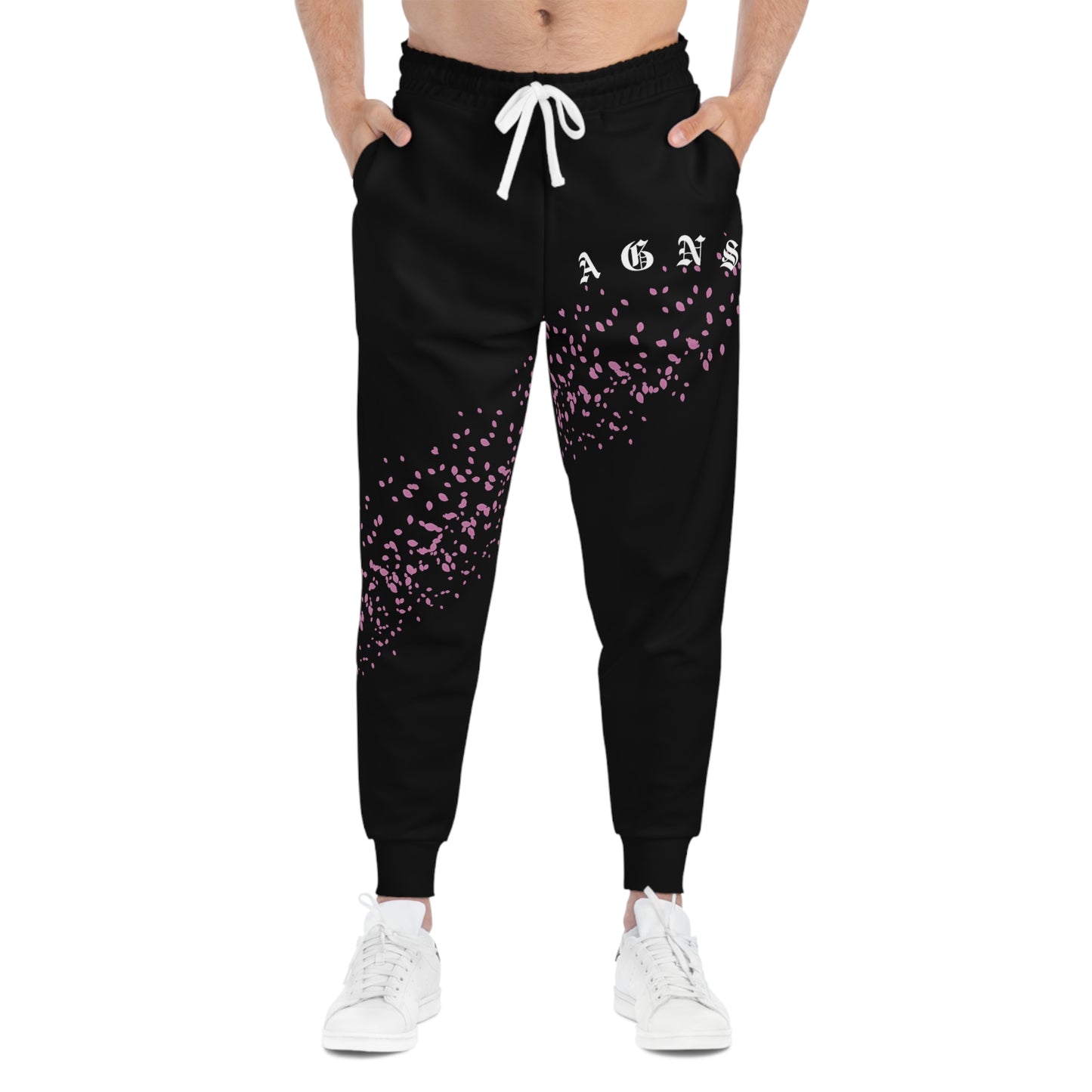 Sakura Pedals Logo (Black) - Athletic Joggers