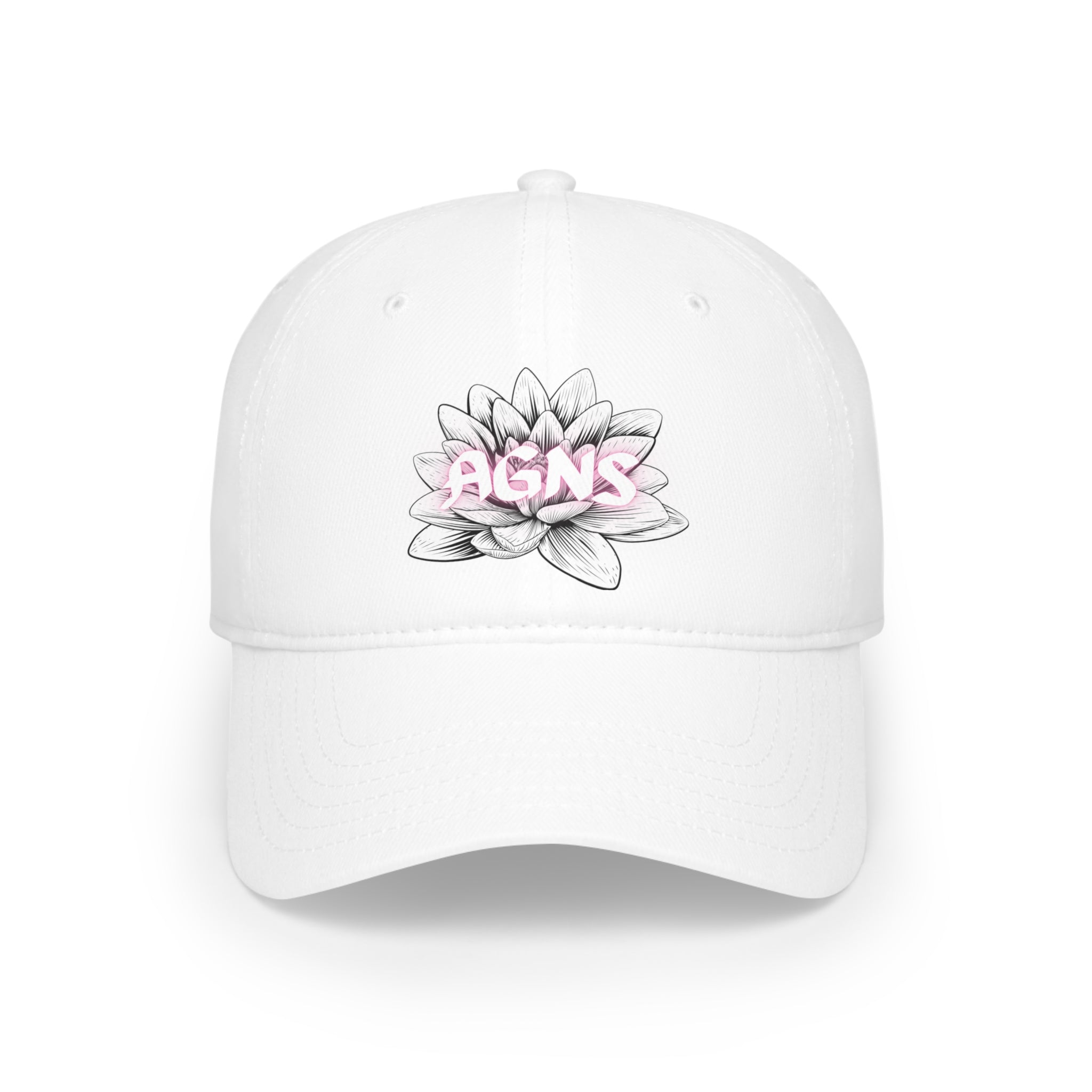 Lotus Flower Logo Pink - Low Profile Baseball Cap