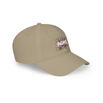 Lotus Flower Logo Pink - Low Profile Baseball Cap