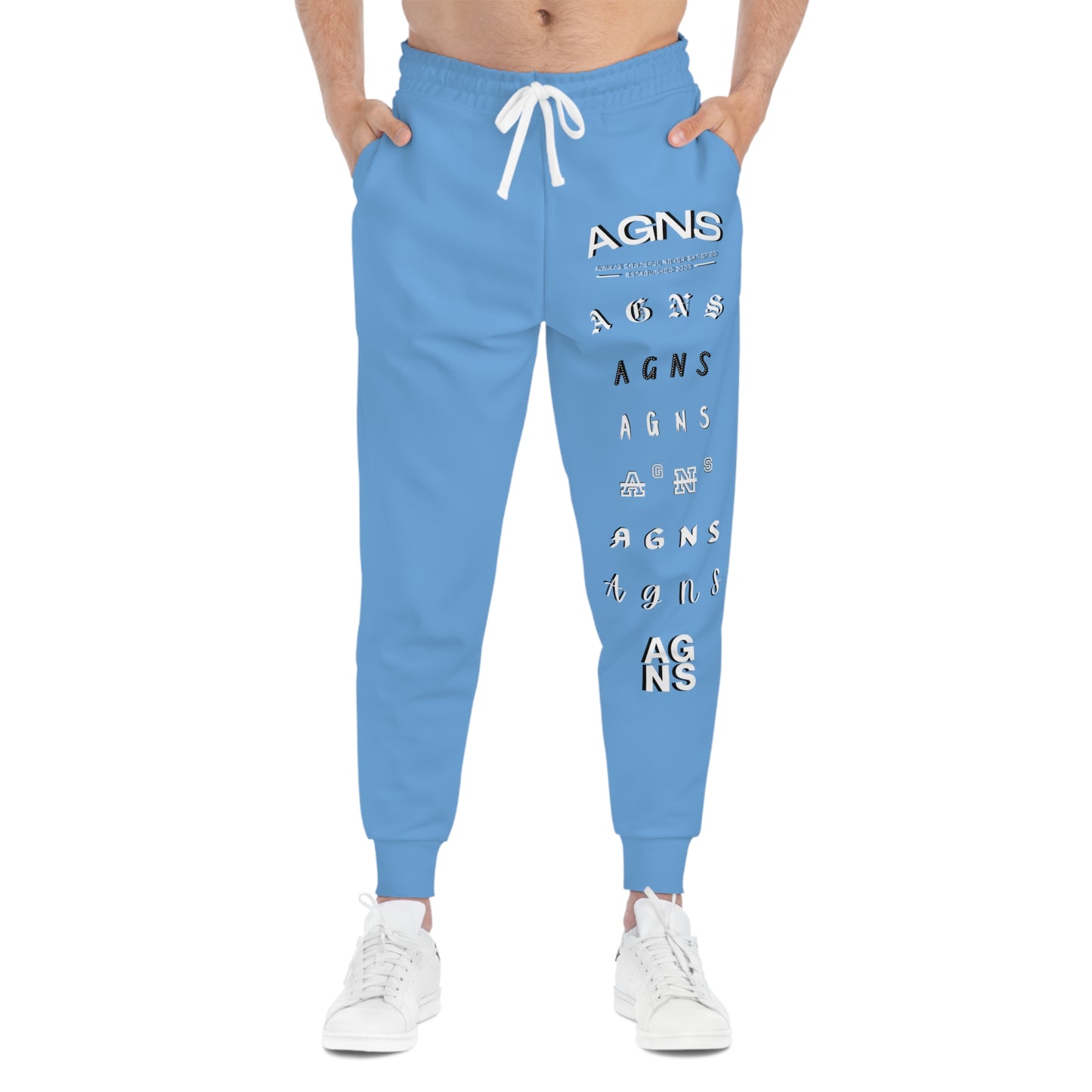 Unreleased Logos (Light Blue) - Athletic Joggers